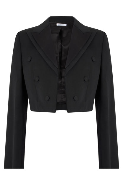 Cropped jacket in wool RTW