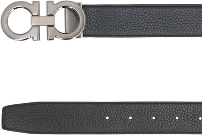 Gancini Reversible leather belt ACC
