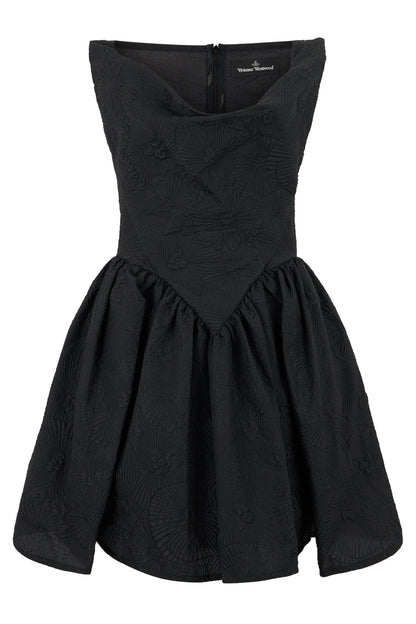 Short dress with voluminous skirt RTW