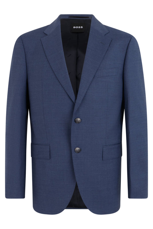 Single-breasted wool blazer RTW