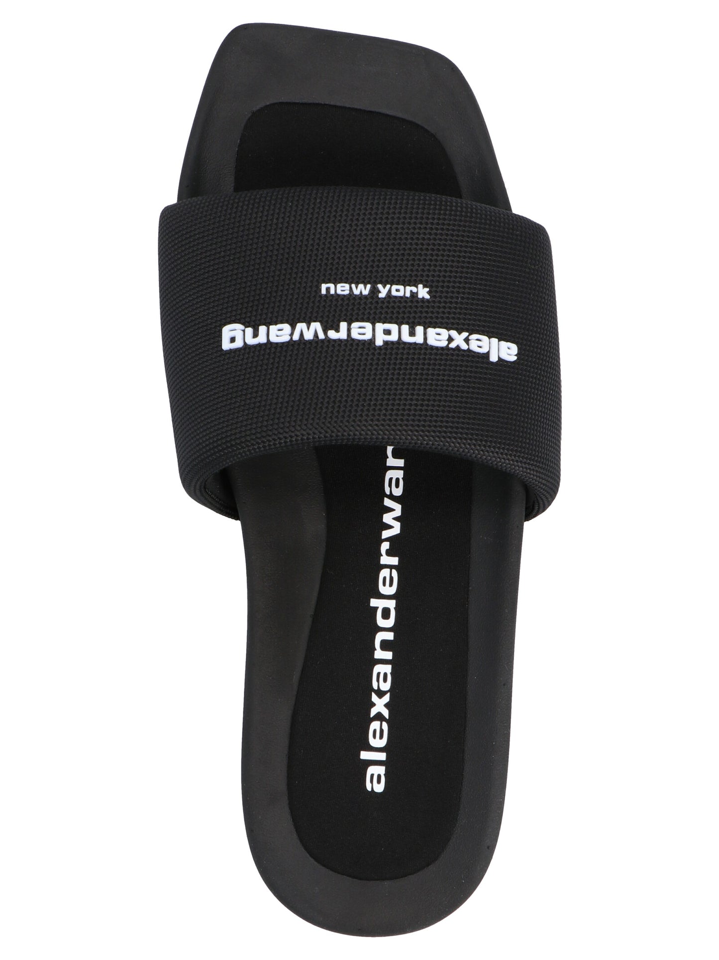 Logo band nylon sliders Sandals