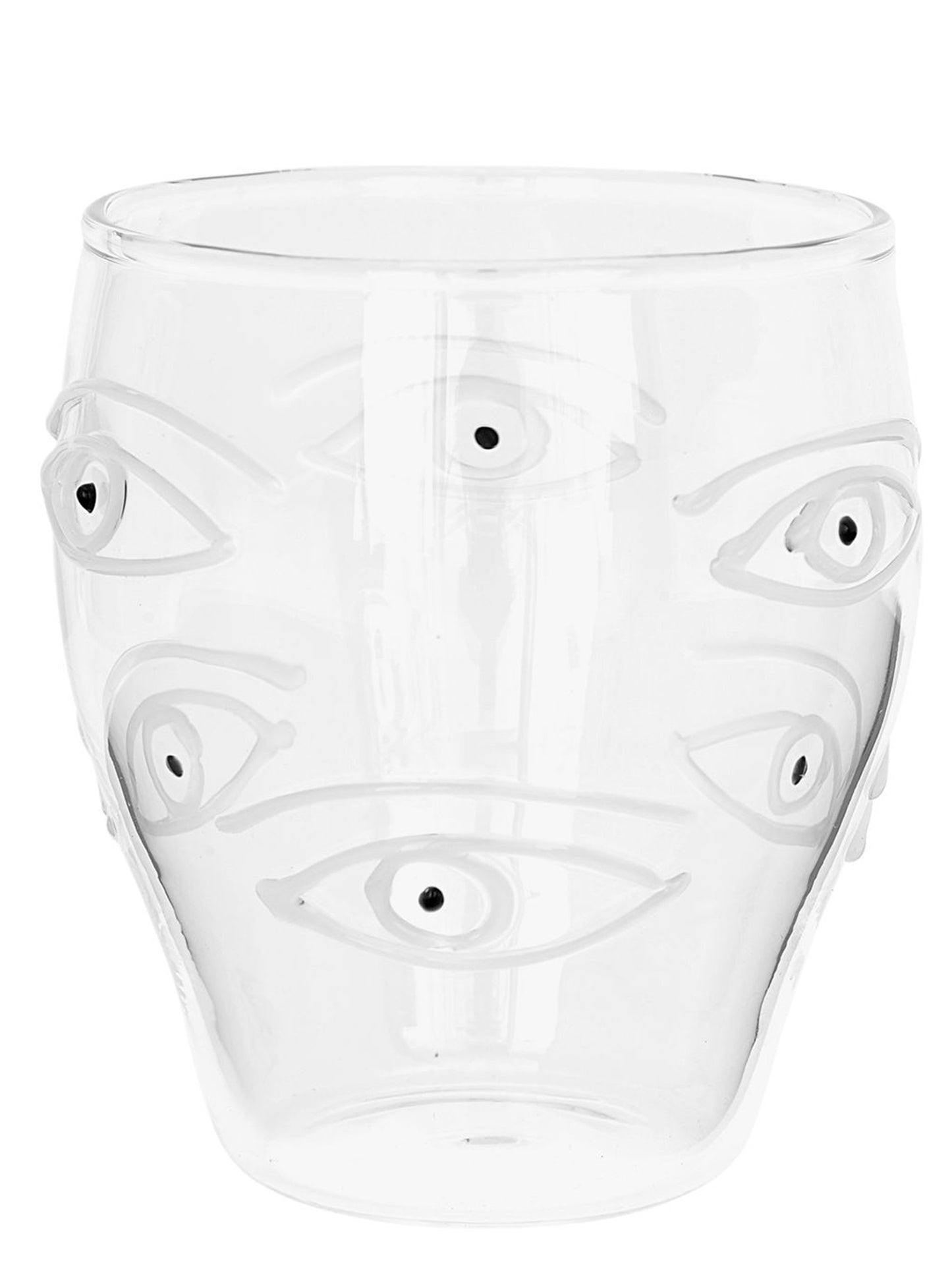 Set of 4 'Oculus' glasses Glasses and bottles