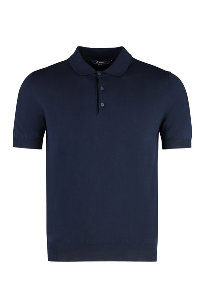 Pleyne knitted cotton polo shirt RTW