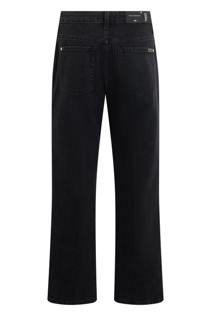 Straight denim jeans in cotton RTW