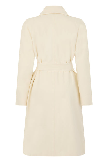 Coat with adjustable belt ACC