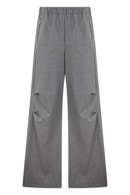 Wide-leg pants with elastic waistband RTW