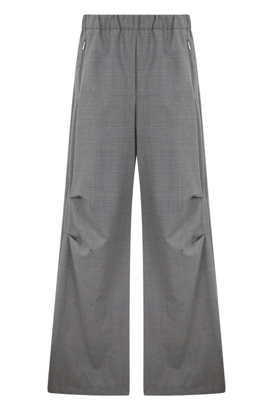 Wide-leg pants with elastic waistband RTW