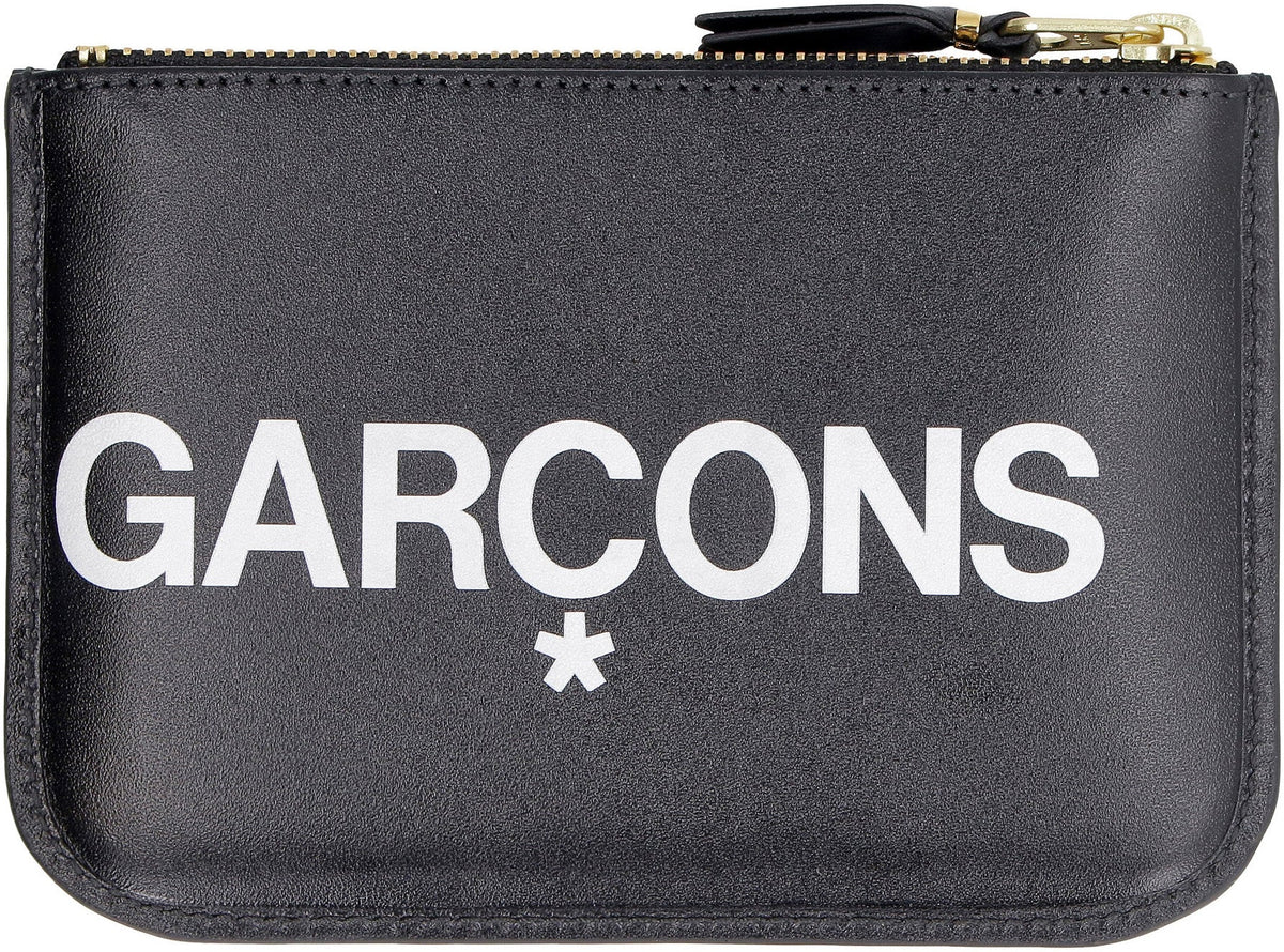 Logo detail leather pouch BAGS