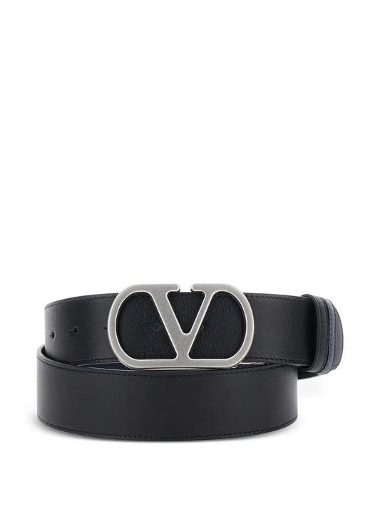 Valentino Garavani Vlogo Singature reversible leather belt