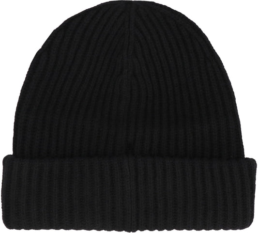 GANNI Ribbed knit beanie