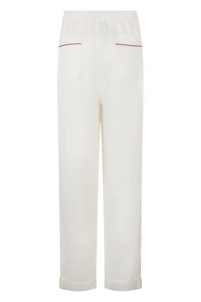 Twill silk pajama pants RTW