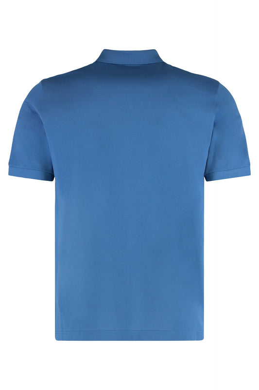 Cotton polo with logo RTW