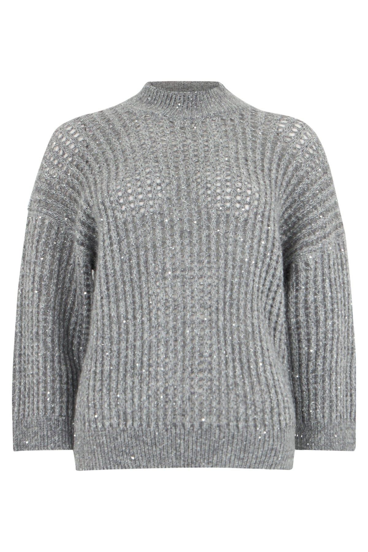 Lace sweater with sequins RTW