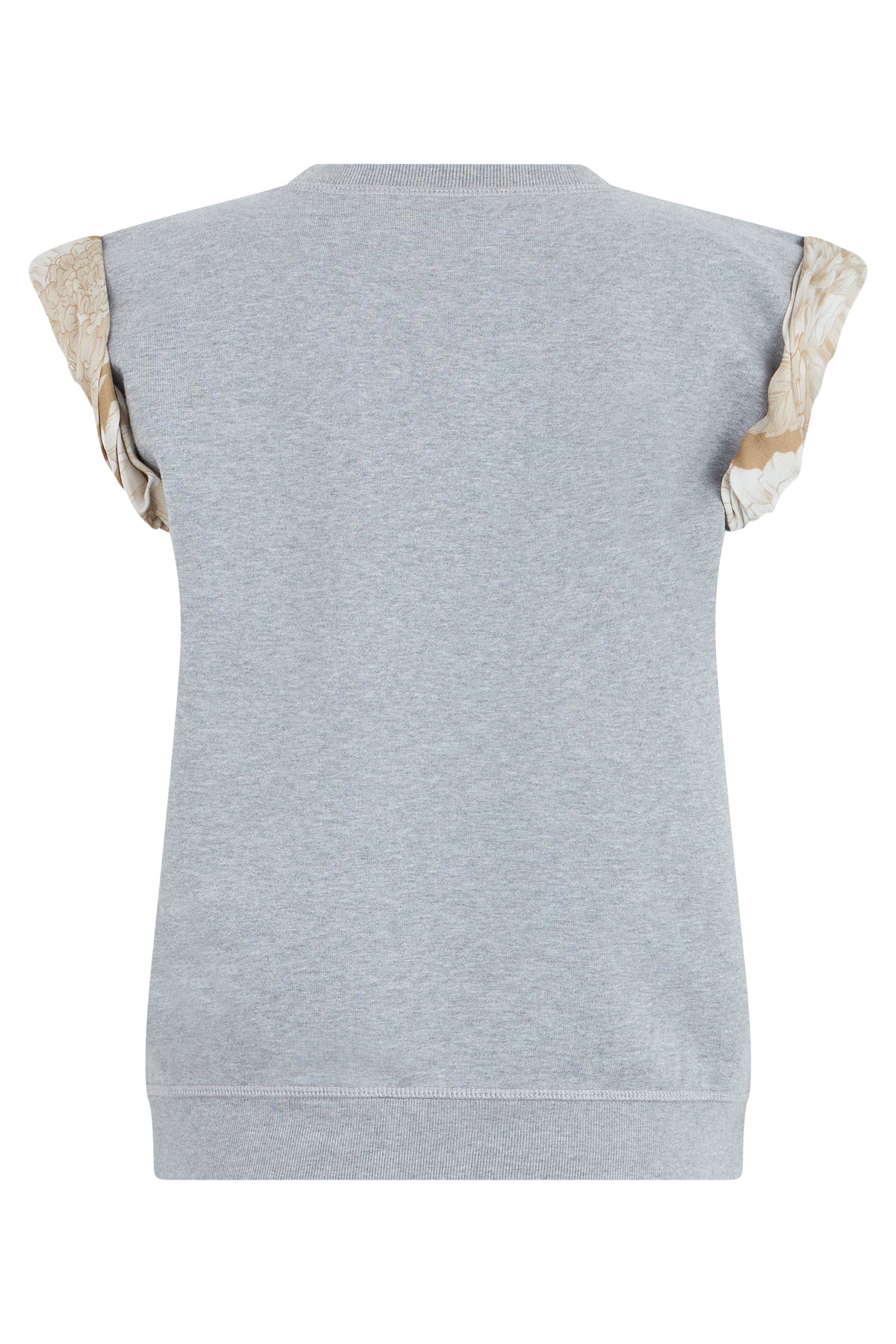Cotton T-shirt with contrast sleeves RTW