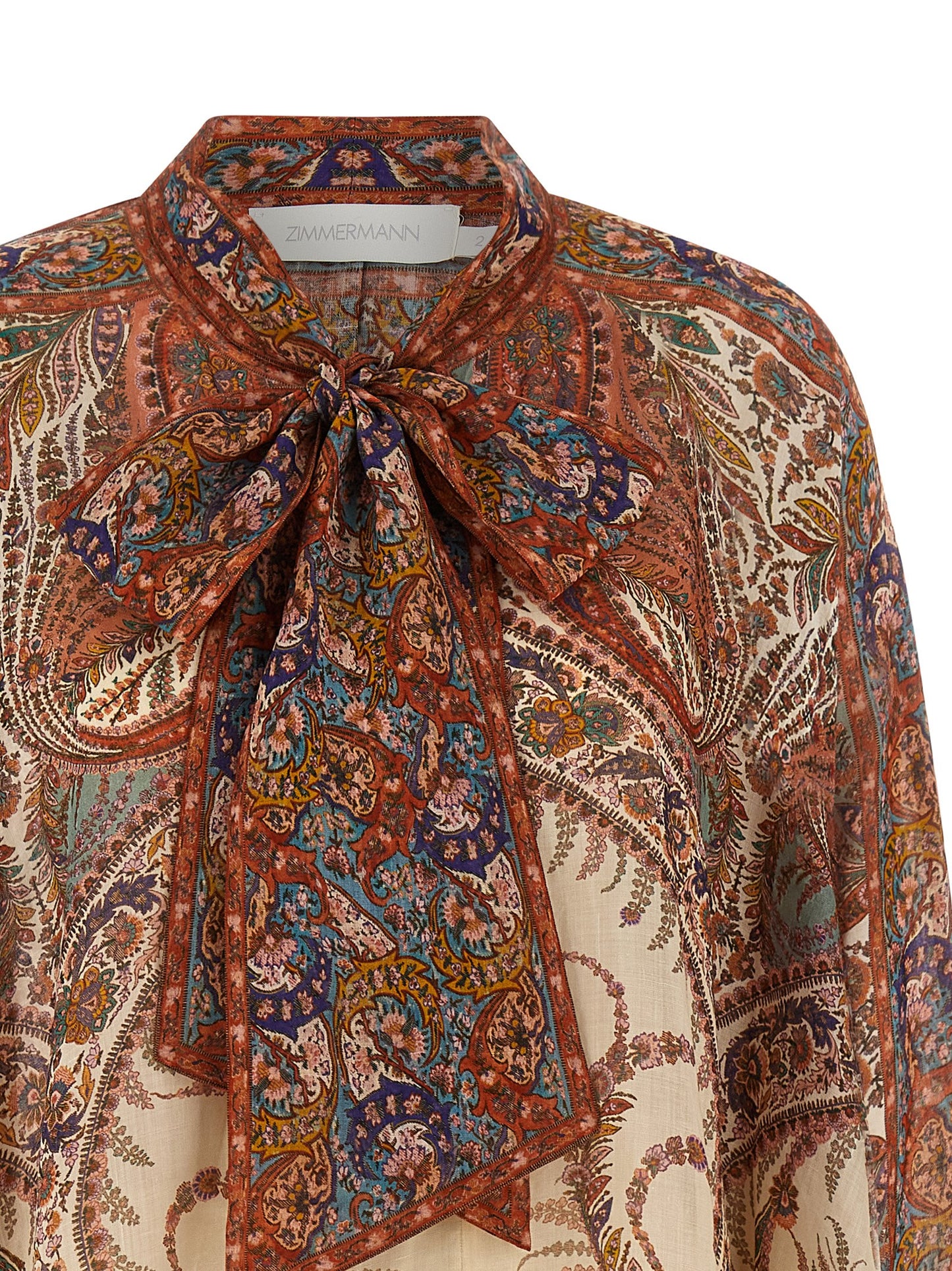 'Rhiannon Tie Neck' blouse Shirt, blouse