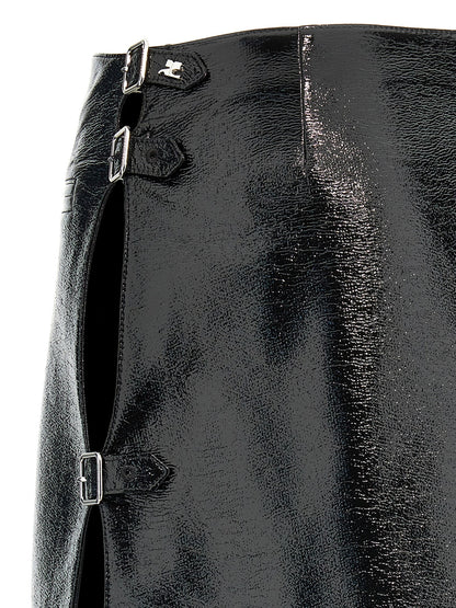 'Mini Multi Sangle Vinyl' skirt Skirts