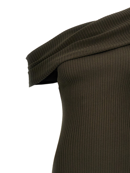 'Twist Rib Knit Long' dress Dresses