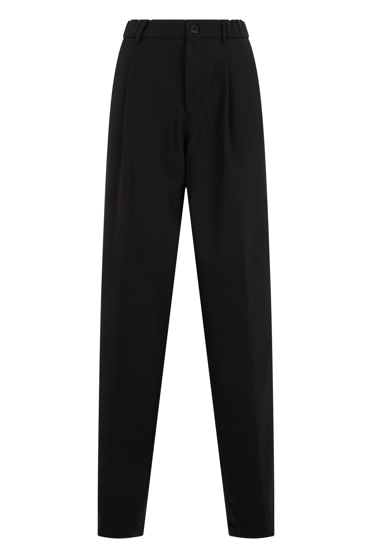 High-waisted trousers in technical fabric RTW