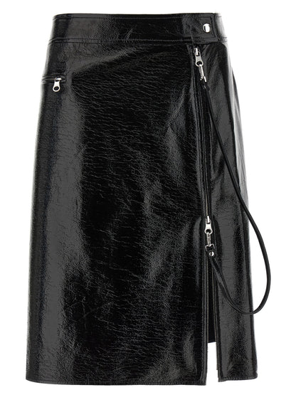 'Zipped Vinyl' skirt Skirts