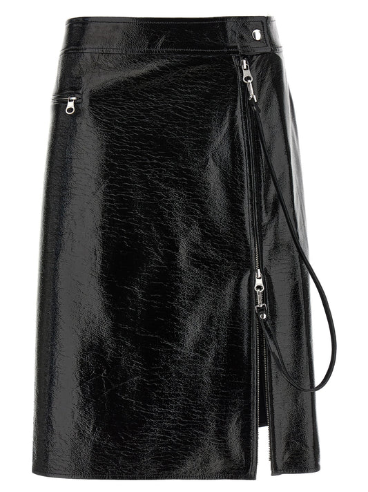 'Zipped Vinyl' skirt Skirts