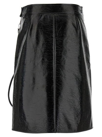 'Zipped Vinyl' skirt Skirts