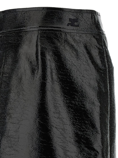 'Zipped Vinyl' skirt Skirts