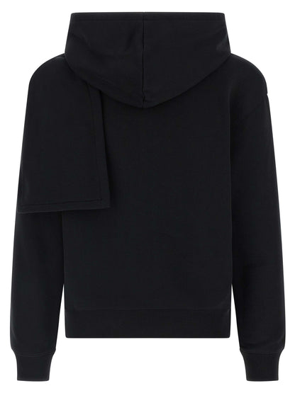 Hoodie and scarf Sweatshirt