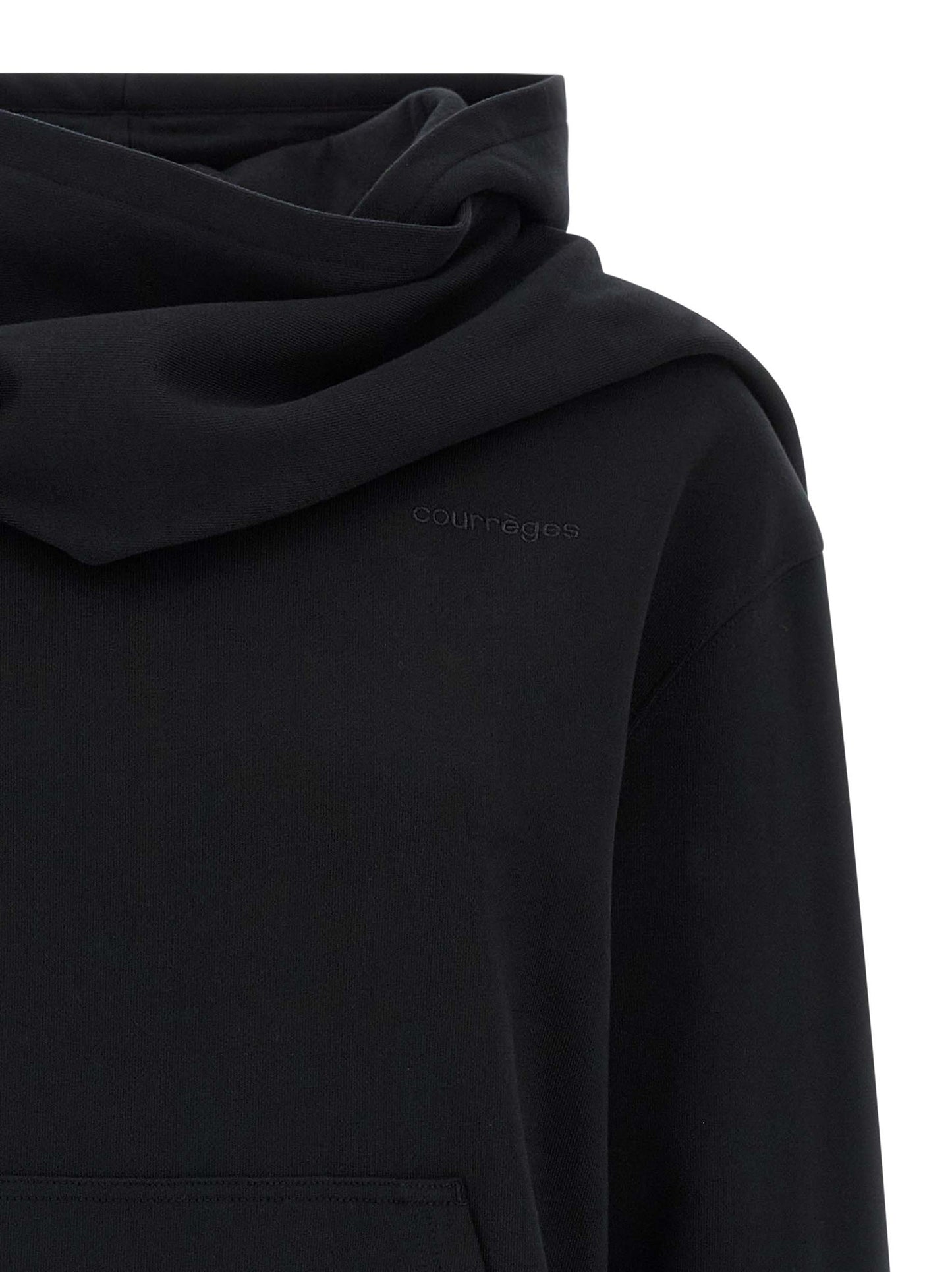 Hoodie and scarf Sweatshirt