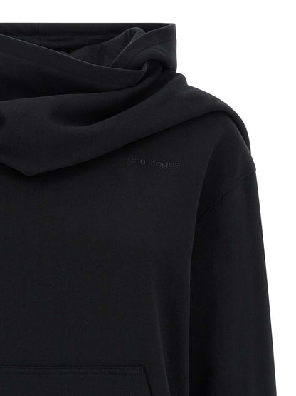 Hoodie and scarf Sweatshirt
