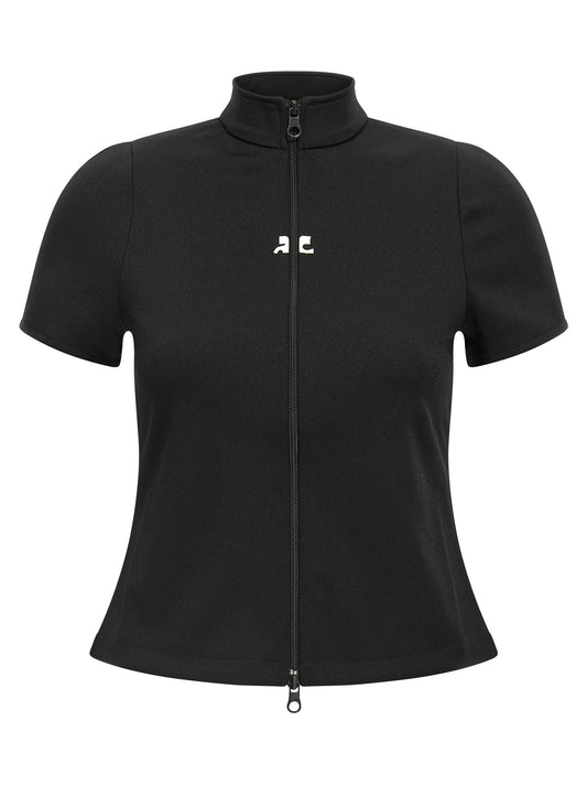 'Interlock Zipped' top Tops