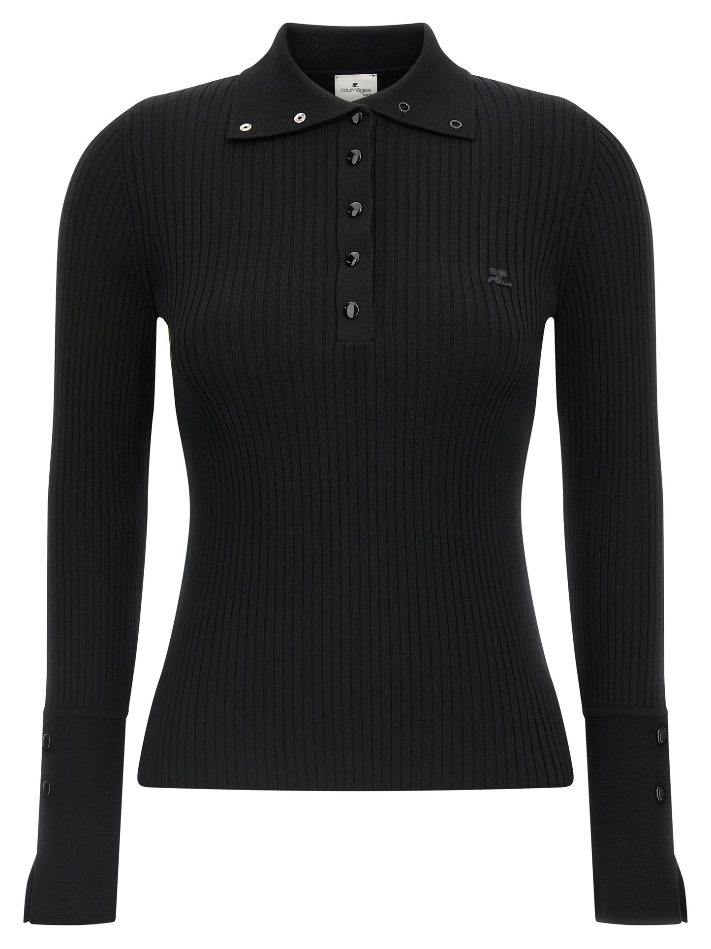 'Classic Rib' polo shirt Polo