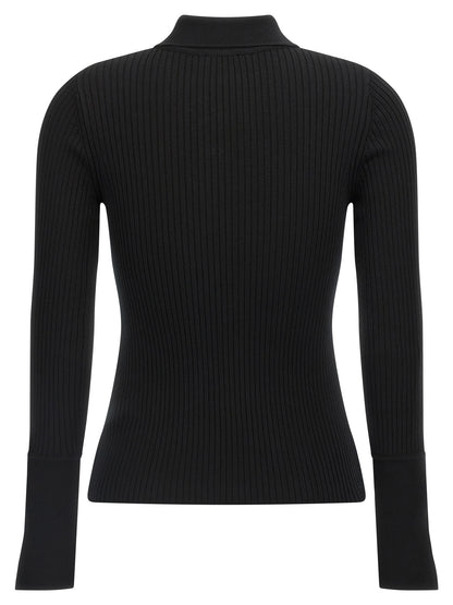 'Classic Rib' polo shirt Polo