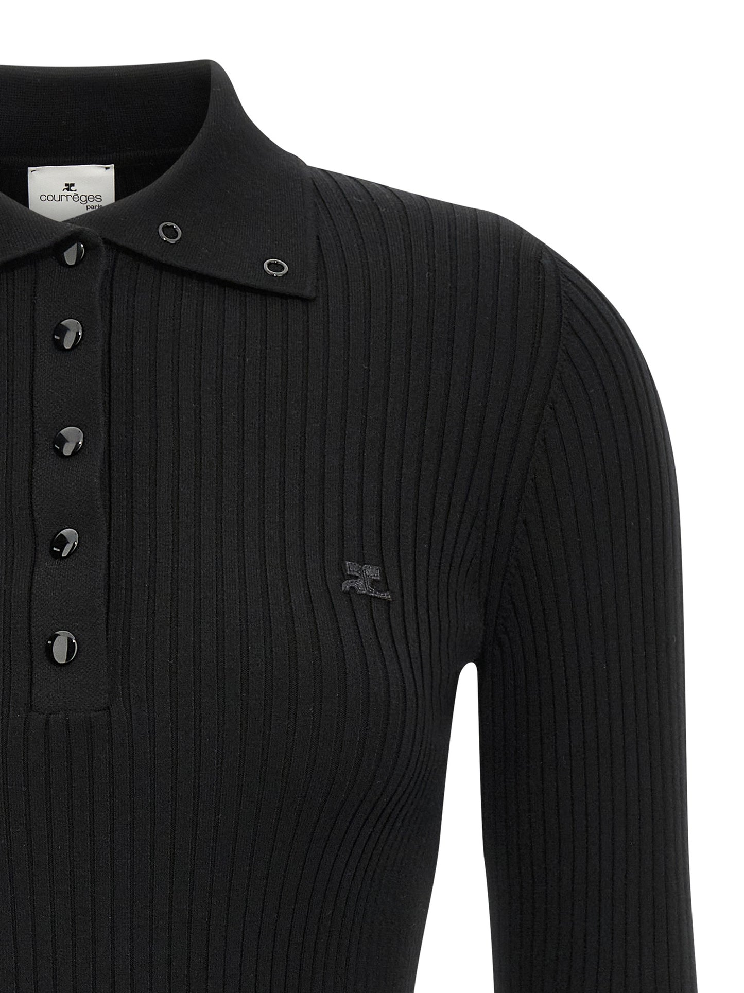 'Classic Rib' polo shirt Polo