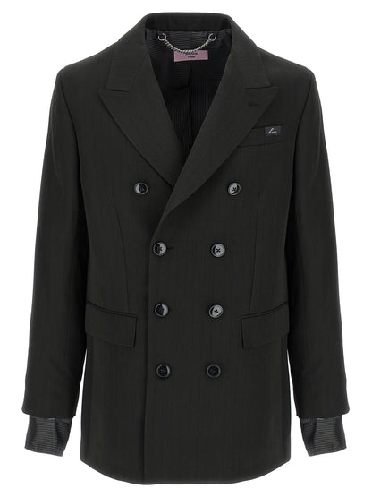 Striped double-breasted blazer Blazer