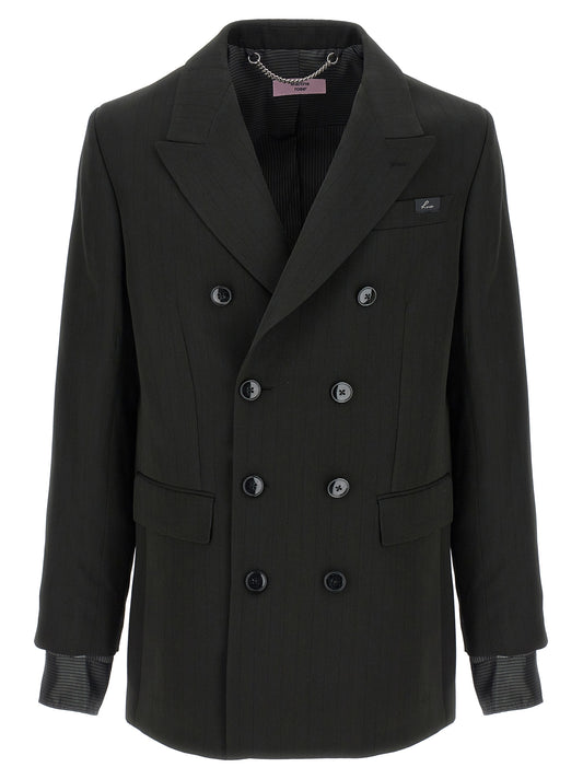 Striped double-breasted blazer Blazer