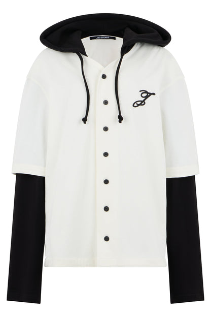 Hooded sweatshirt Letro button RTW