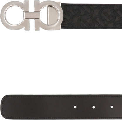 Gancini Reversible leather belt ACC