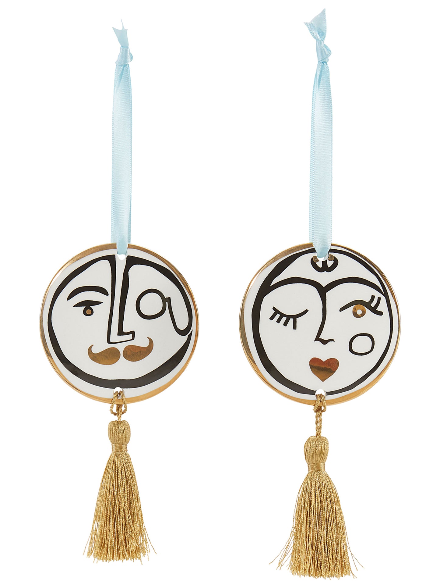Set of 2 'Marseilles' ornaments Decorative accessories