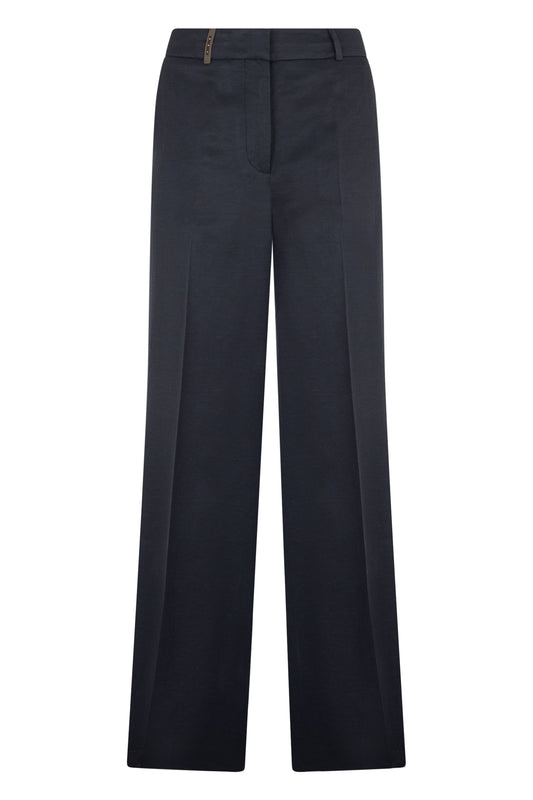 Cotton trousers with pleat RTW