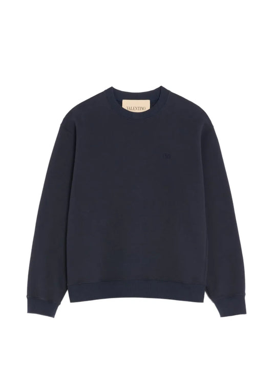 Valentino Garavani Cotton sweatshirt with embroidery