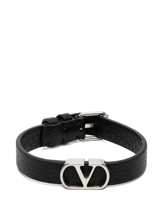 Valentino Garavani VLogo Signature bracelet in leather
