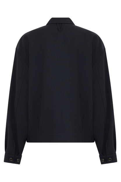 Jacket in fresh wool fabric RTW