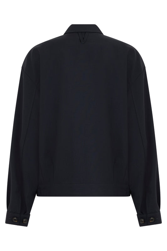 Jacket in fresh wool fabric RTW