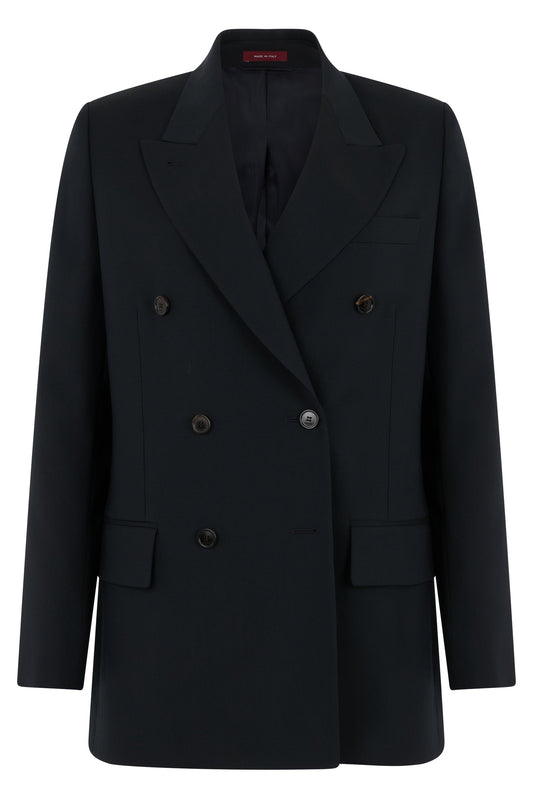 Double-breasted wool blazer RTW