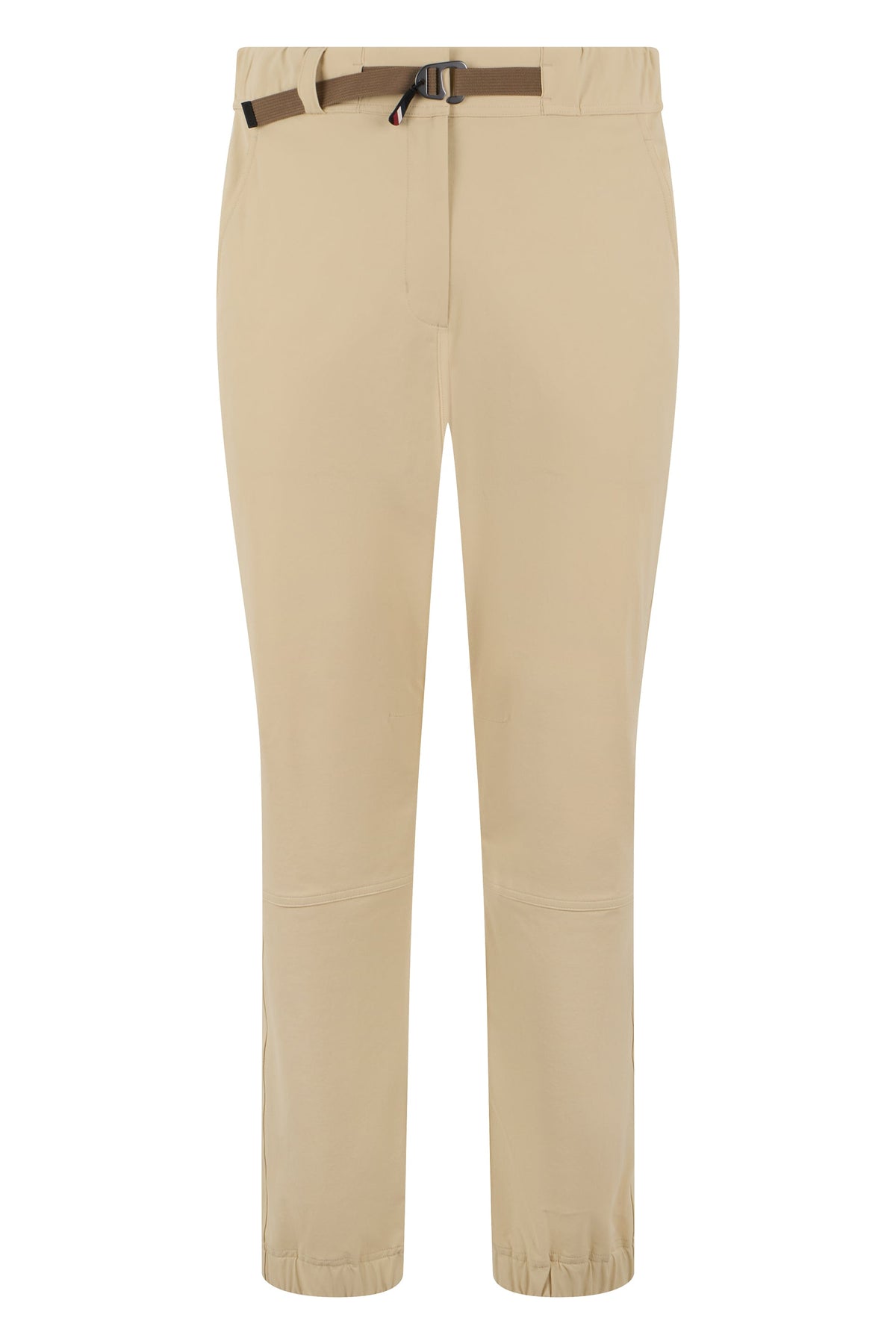 Straight pants with contrasting belt ACC