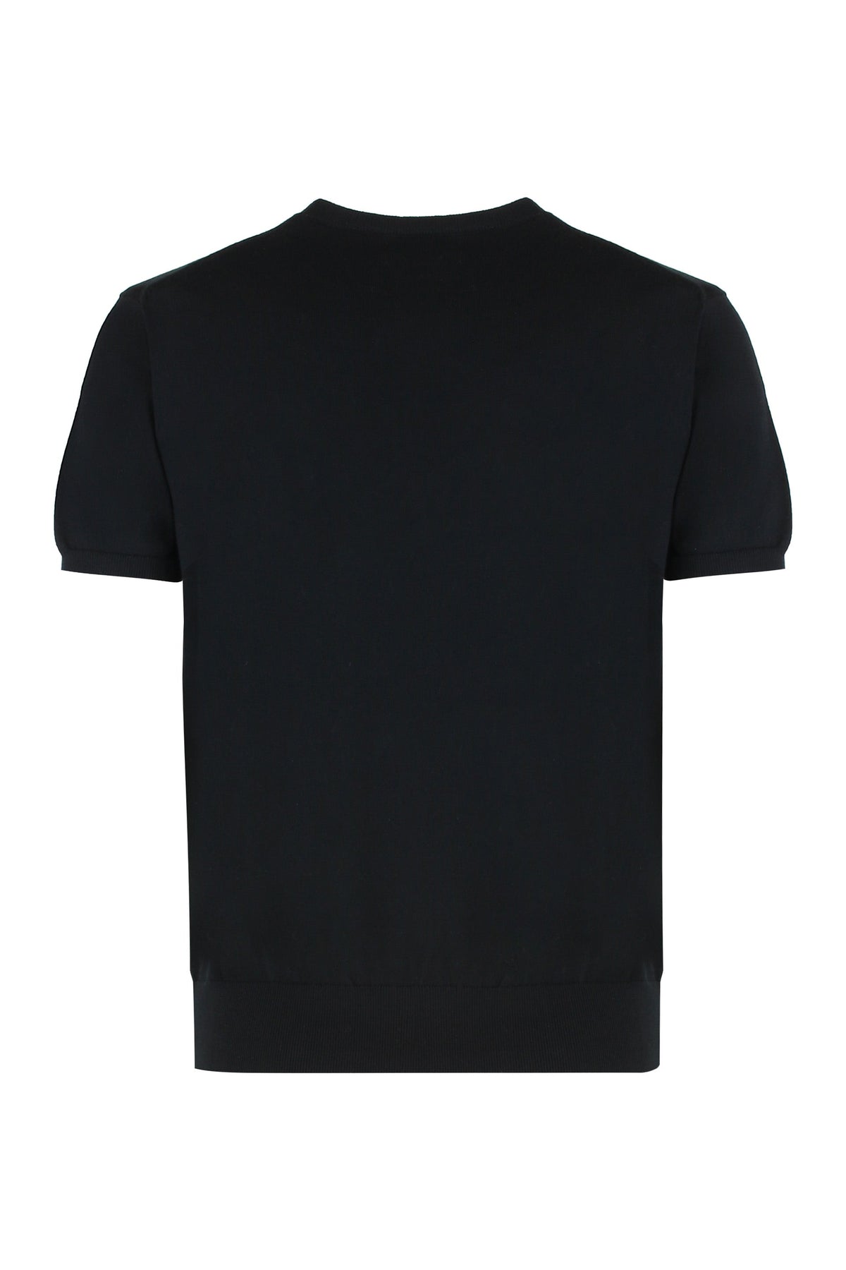 Crew neck pullover in blended cotton RTW