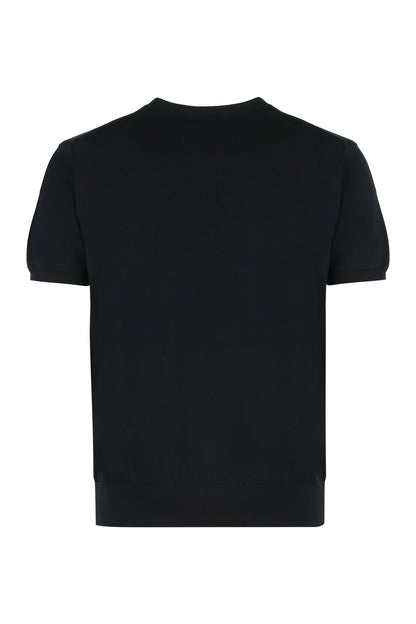 Crew neck pullover in blended cotton RTW