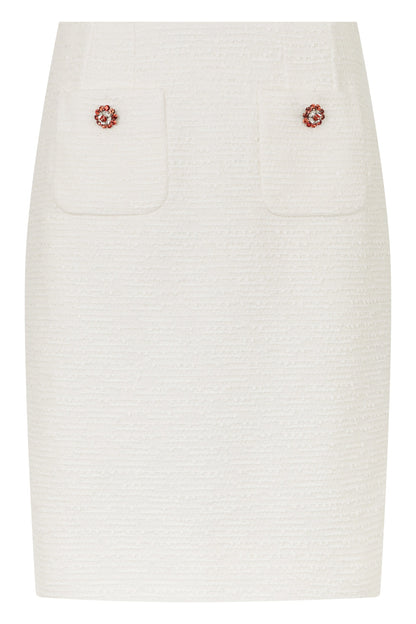 Dolce & Gabbana Tweed dress with jewel buttons