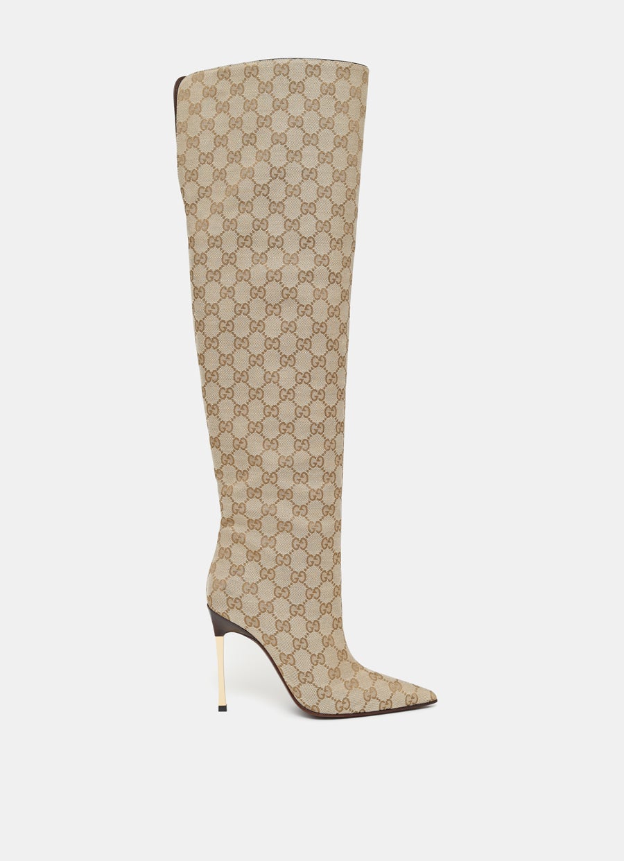 Gucci Boot fabric, l.s.