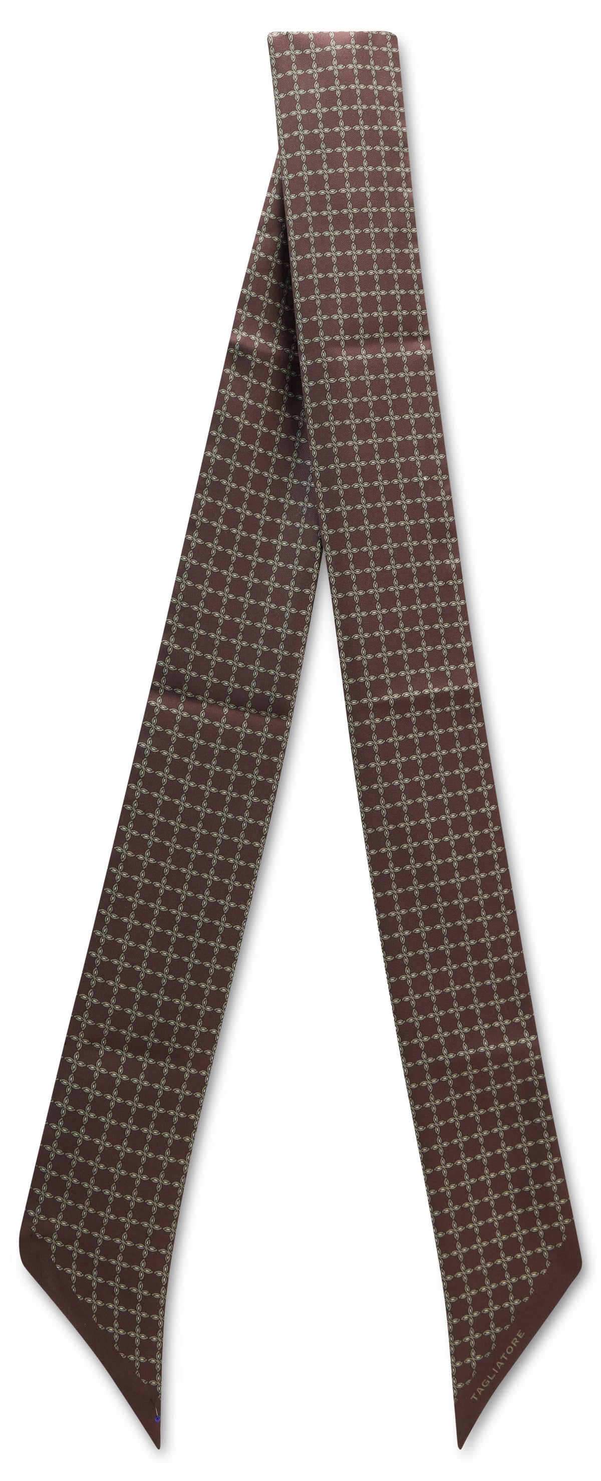 Tie with geometric patterns RTW
